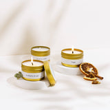 Pacific Forest - 4 oz Gold Travel Candle