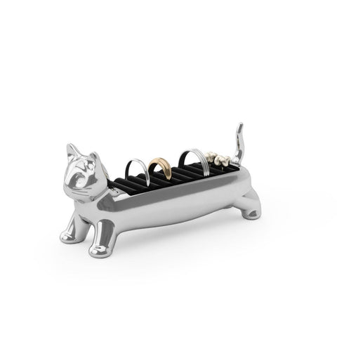 Ali Cat Ring Holder: Chrome