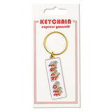 Fuck Off Rainbow Font Keychain
