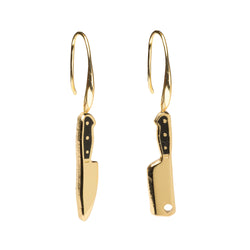 Knife & Cleaver Drop Earrings