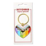Queer AF Keychain