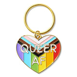Queer AF Keychain