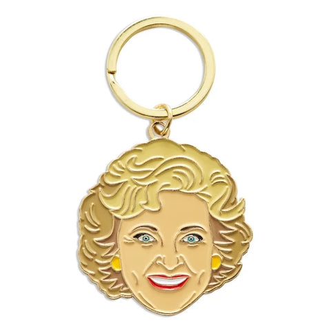 Betty White Keychain