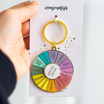 What to eat spinning key ring