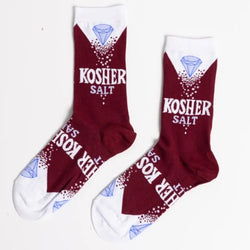 Kosher salt women's crew socks