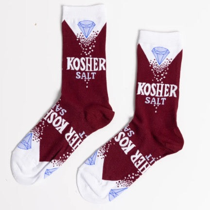 Kosher salt women's crew socks