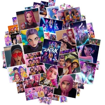 Kpop Demom Hunters Stickers Pack of 50