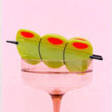 Olive Hair Claw Clip, XL