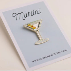 Martini Enamel Pin