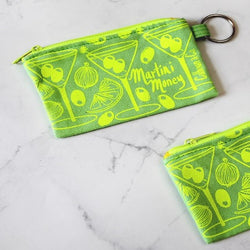 Marini Money  zippered Card  pouch with keyring