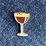 Espresso Martini Enamel Pin