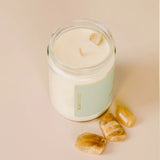 Crystal Moonstone Candle -Luck