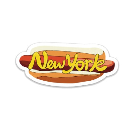 New York Hot Dog Sticker