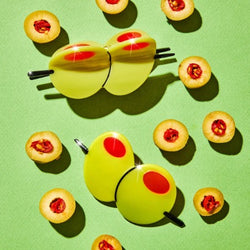 Olive Hair Claw Clip. Large