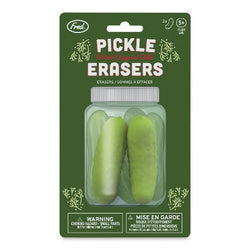 Pickle erasers by fred