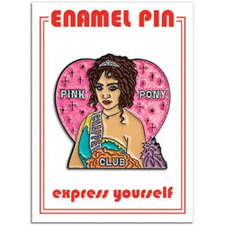 Pink Pony Club Enamel pin by The Found