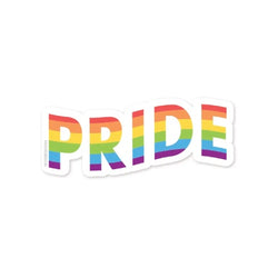 Rainbow pride sticker