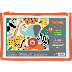 Zoo Animals Pouch puzzle by Mudpuppy