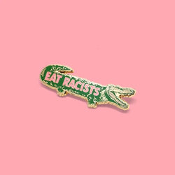 Eat Racist Enamel Pin