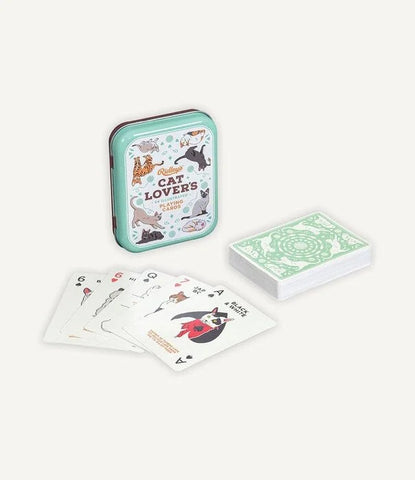 Cat Lovers Illustrated Playing Cards