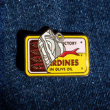 Sardines Enamel Pin