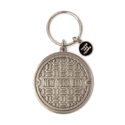 New york city sewer cover keychain