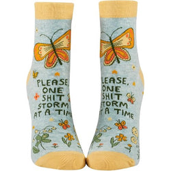 Please One Sh*t Storm at a Time Ankle Socks