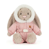 Bashful bunny in snow suit by jellycat