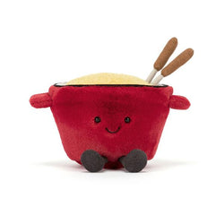 Cheese fondue plush by Jellycat