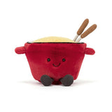 Cheese fondue plush by Jellycat