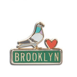 Brooklyn Pigeon enamel Pin