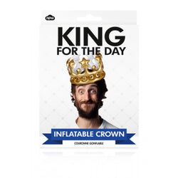King for the day inflatable crown