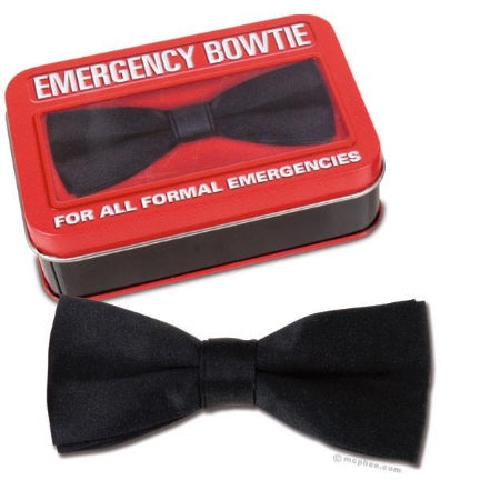 Emergency Bow tie in a tin