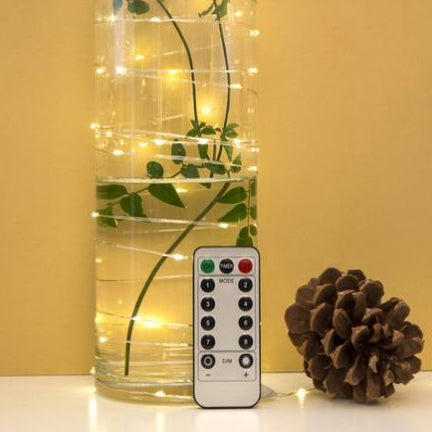 Extra long string lights with controls by kikkerland 
