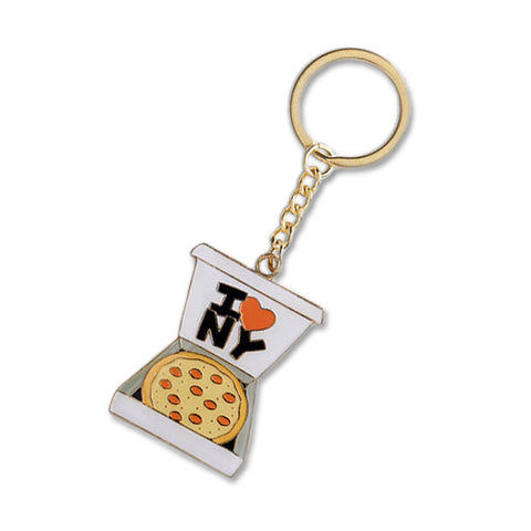 I Love NY Pizza Key Ring