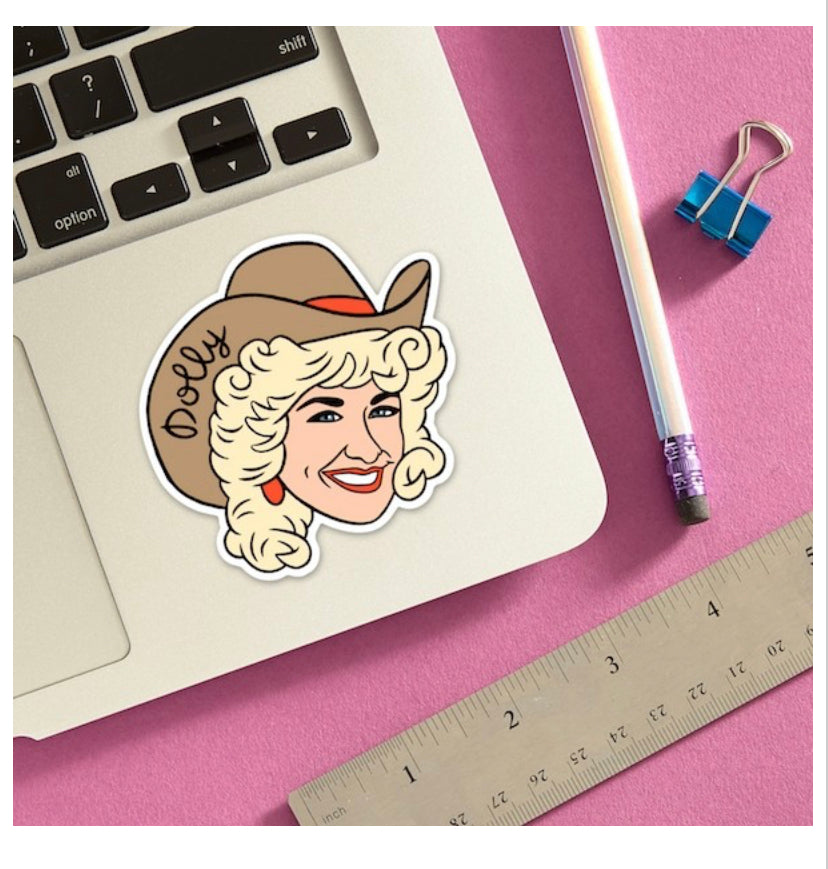 Dolly Parton Sticker Random Accessories NYC