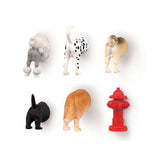 Dog butt magnets by kikkerland