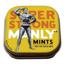 super strong manly tin of mints  1.75"