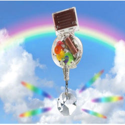 Solar Powered Rainbow maker with swarovski crystal by kikkerland