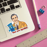 Mr Rogers Vinyl Sticker