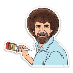 Bob Ross Vinyl Sticker