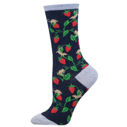 Berry mice navy socks