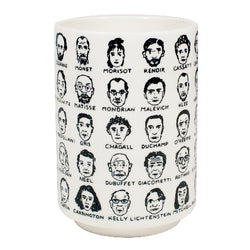 Modern art porcelain tea cup