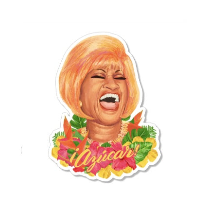 Celia Cruz vinyl sticker