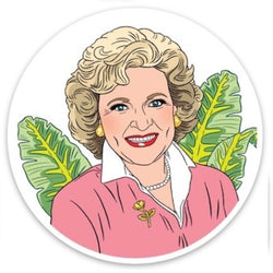 Betty White Sticker