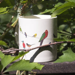 Birds On A Wire Heat Changing Mug