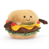 Amusable burger plush by Jellcat