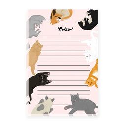 Illustrated cat notepad