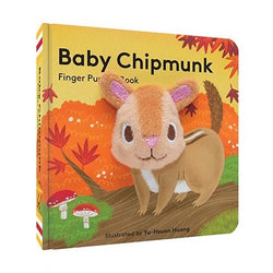 chipmunk finger puppet board book