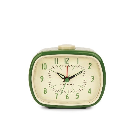 Retro Style Alarm Clock-Green